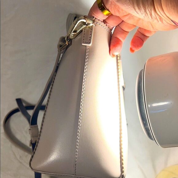 Kate Spade Light Cream Satchel Bag - Picture 6 of 16